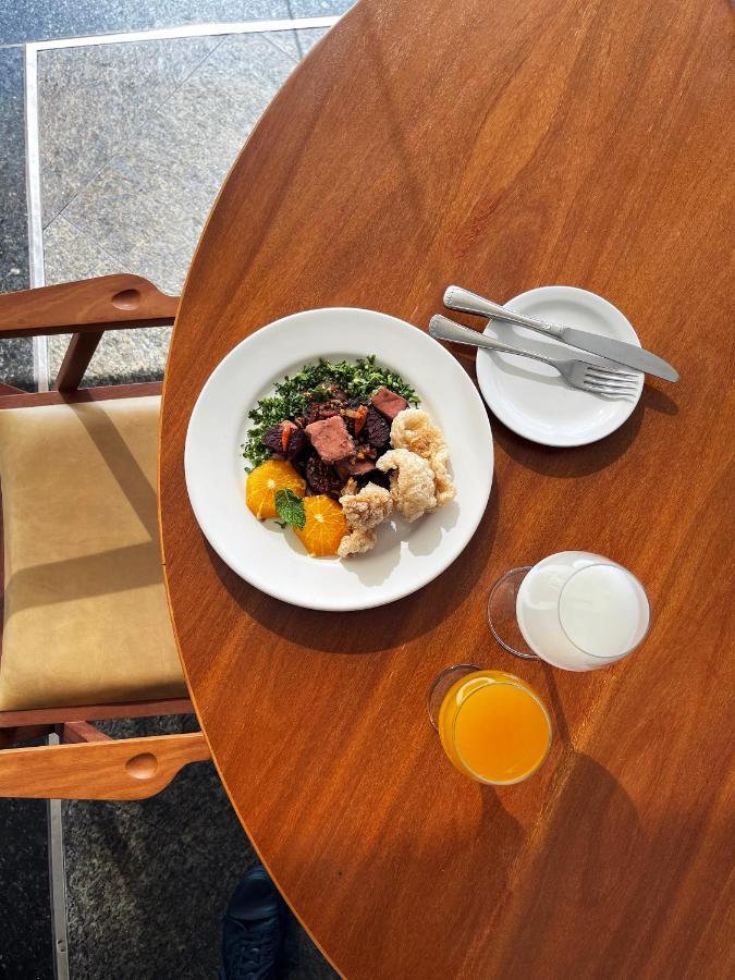 Hotel Senac Ilha Do Boi Vitória Dış mekan fotoğraf A typical breakfast