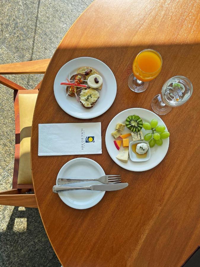 Hotel Senac Ilha Do Boi Vitória Dış mekan fotoğraf A light breakfast