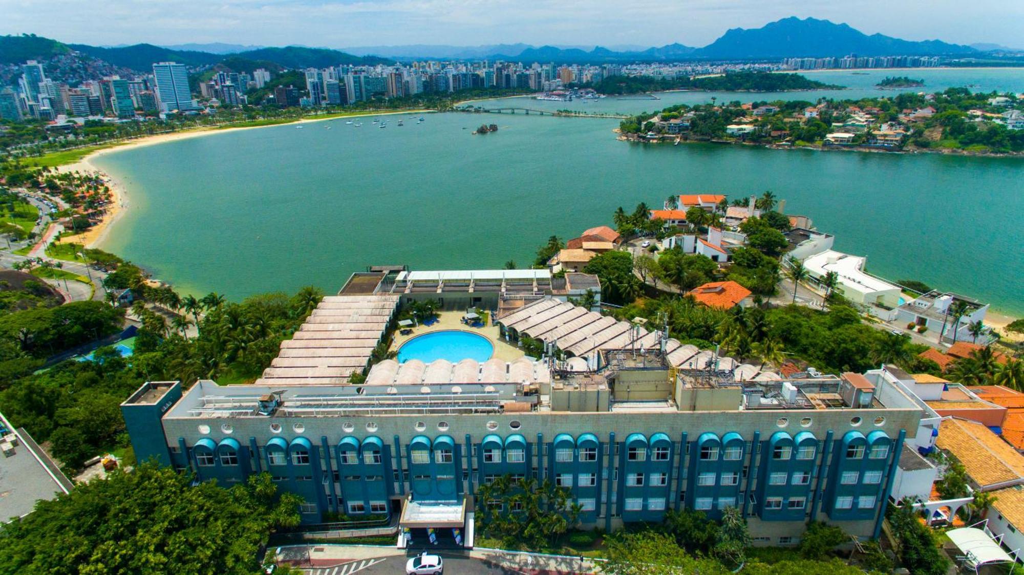 Hotel Senac Ilha Do Boi Vitória Dış mekan fotoğraf Aerial view of the hotel